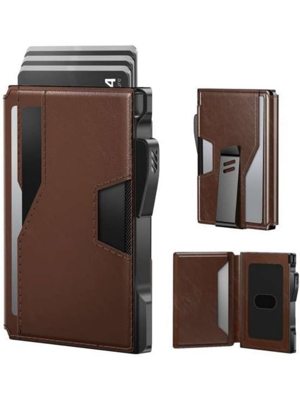 Slim RFID-Blocking Wallet with Money Clip | Minimalist Compact Card Case for Men